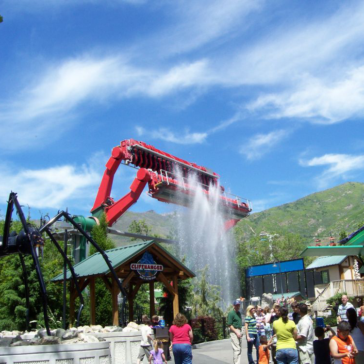 A picture of Cliffhanger at Lagoon Amusement Park